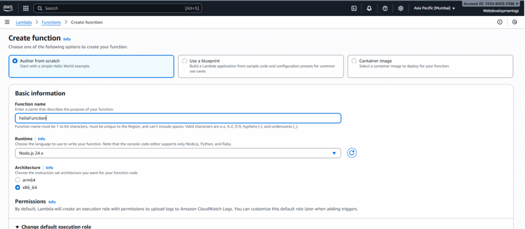 create-lambda-function-1024x447 AWS Lambda Tutorial | How to Create AWS Lambda Function?